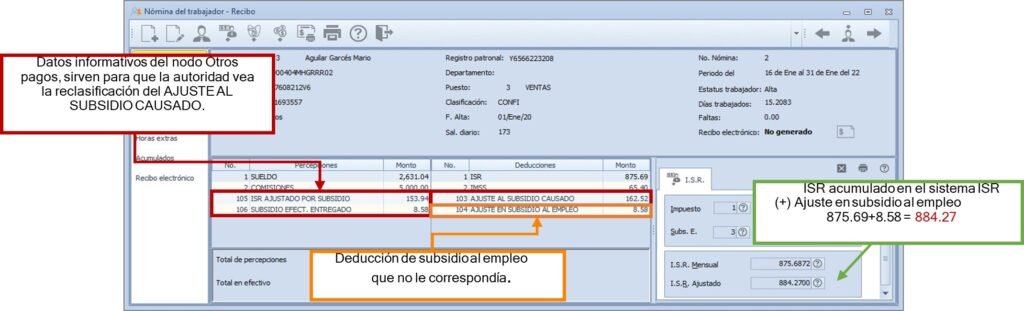 Declaración Mensual De ISR Aspel NOI